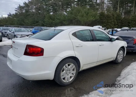 2014 Dodge Avenger Se z USA, uszkodzony, nr VIN 1C3CDZAB4EN229060